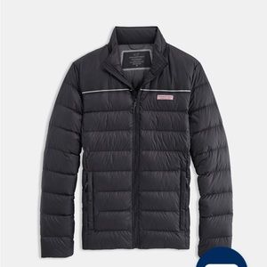VINEYARD VINES MENS NOR’EASTER PUFFER. Black. New with tags. Never Worn.